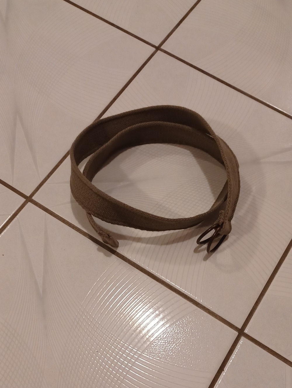 $4 Add-on Khaki Canvas Waist Belt